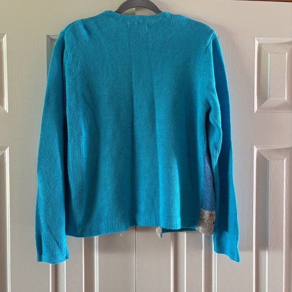 Vintage Timberlea Blue Beach Cardigan Sweater - Picture 5 of 5